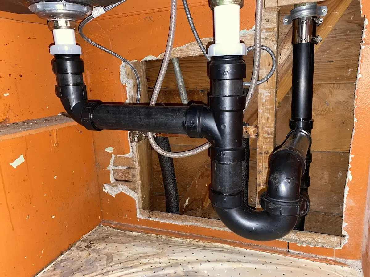 Professional Garbage Disposal Repair equipment and tools on the job in Bridgeville